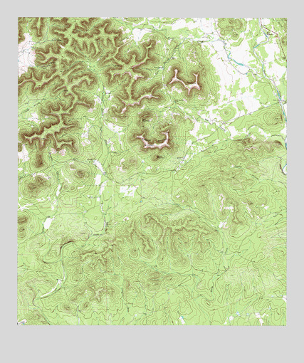Texas Mountain, TX USGS Topographic Map
