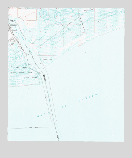 Texas Point, TX USGS Topographic Map