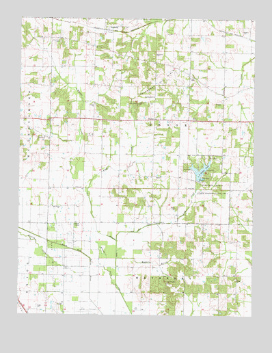 Thackeray, IL USGS Topographic Map