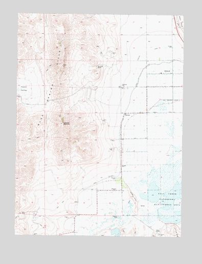 Thatcher Mountain, UT USGS Topographic Map