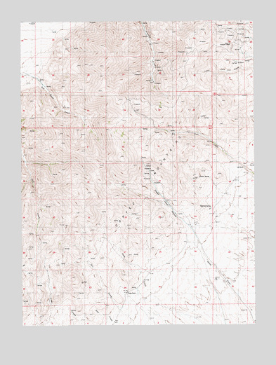 Thatcher Spring, NV USGS Topographic Map