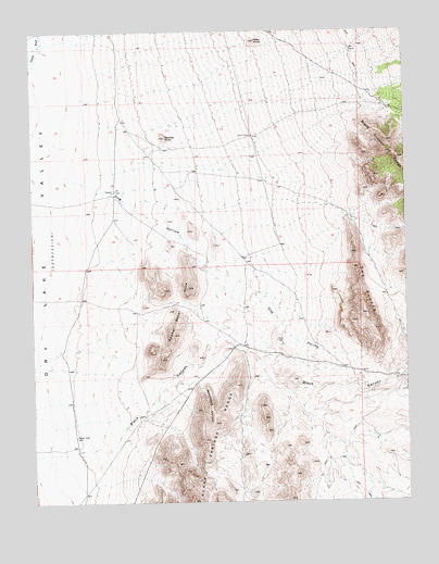 The Bluffs, NV USGS Topographic Map
