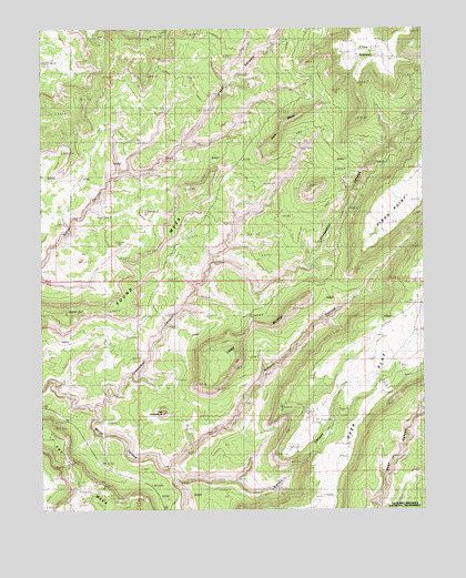 The Cheesebox, UT USGS Topographic Map