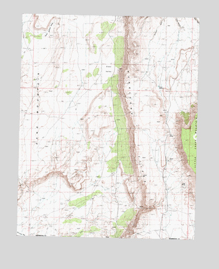 The Divide, UT USGS Topographic Map