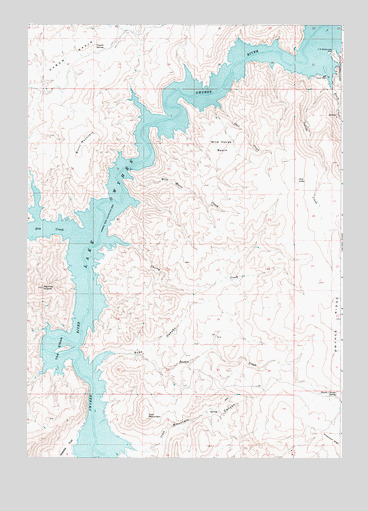 The Elbow, OR USGS Topographic Map