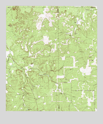 The Falls, TX USGS Topographic Map