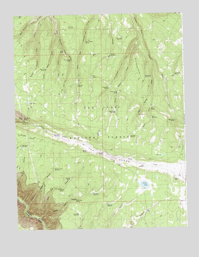 The Glade, CO USGS Topographic Map