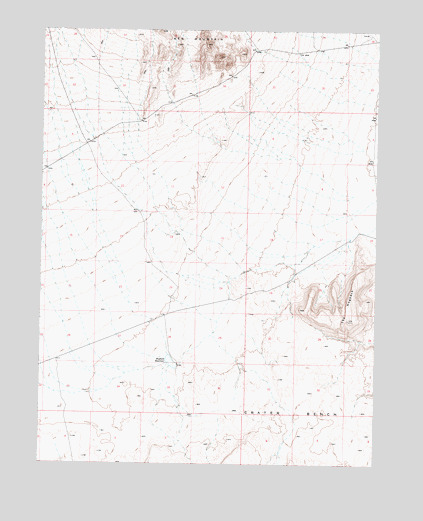 The Hogback, UT USGS Topographic Map