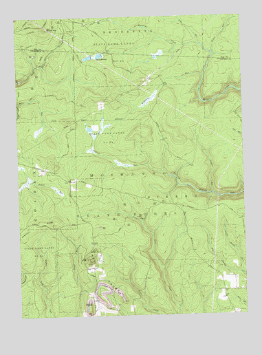 The Knobs, PA USGS Topographic Map