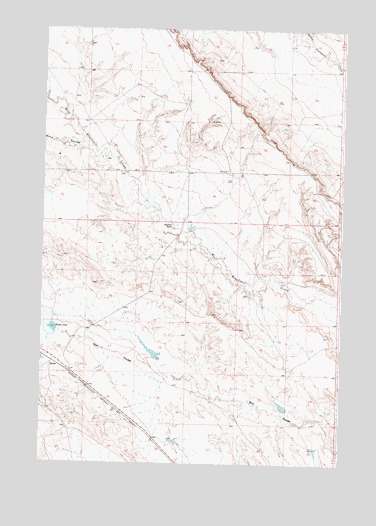 Thebes, MT USGS Topographic Map