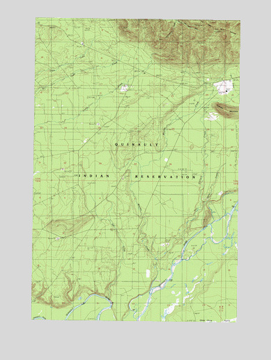 Thimble Mountain, WA USGS Topographic Map