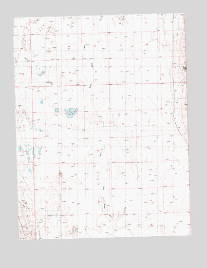 Third Butte West, NV USGS Topographic Map