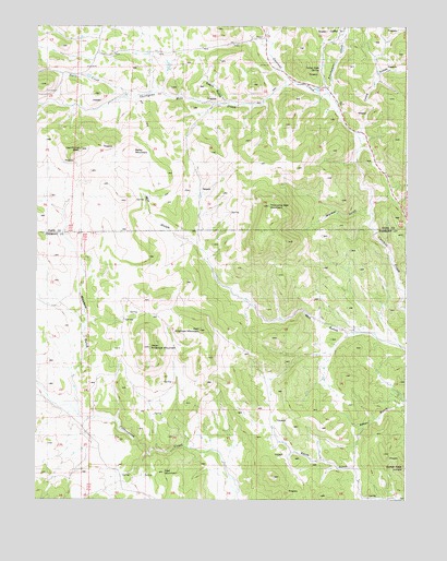 Thirtyone Mile Mountain, CO USGS Topographic Map