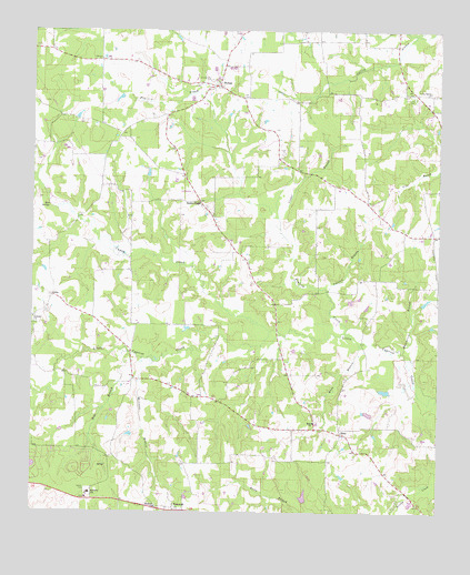 Thomas, TX USGS Topographic Map