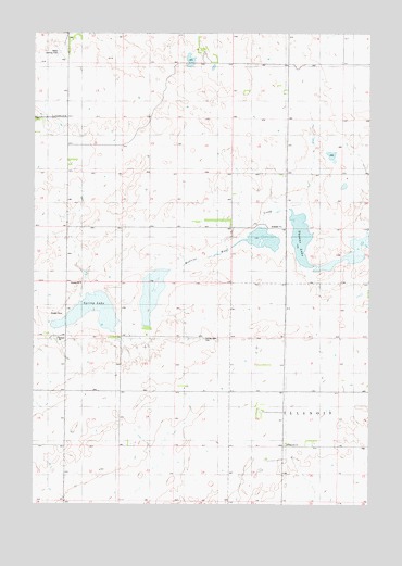 Thomas Lake, SD USGS Topographic Map