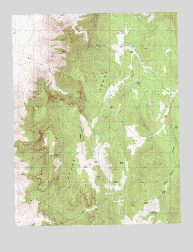 Blue Eagle Mountain, NV USGS Topographic Map