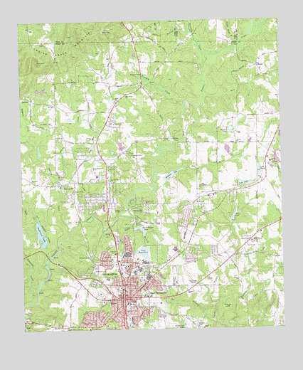 Thomaston, GA USGS Topographic Map