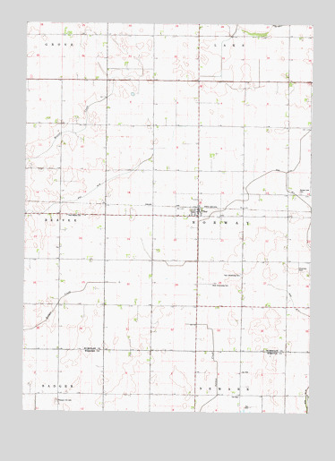 Thor, IA USGS Topographic Map