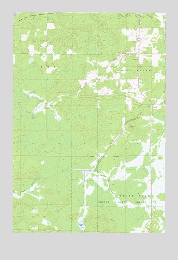 Thor NE, MN USGS Topographic Map