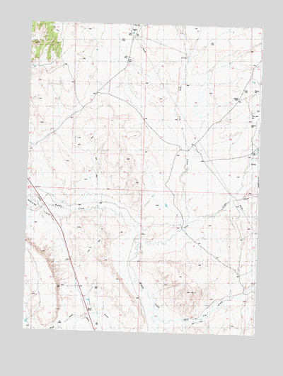 Blue Gap, WY USGS Topographic Map