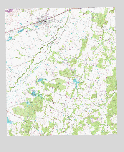 Thorndale, TX USGS Topographic Map