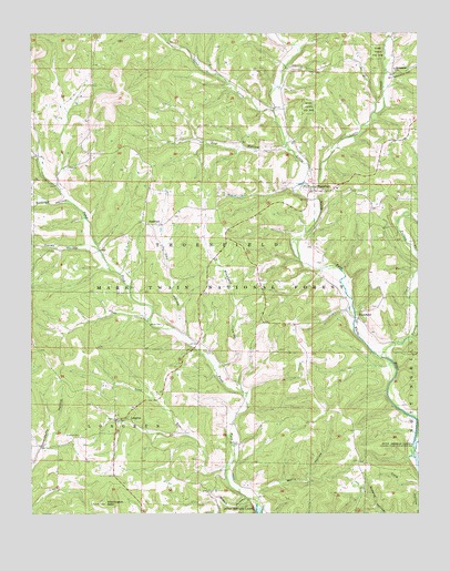 Thornfield, MO USGS Topographic Map