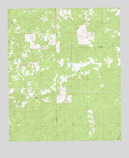 Thornton, AL USGS Topographic Map