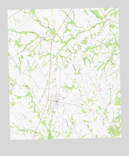 Thornton, TX USGS Topographic Map