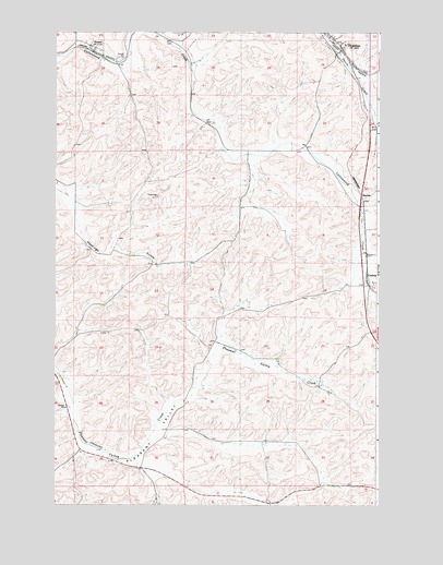 Thornton, WA USGS Topographic Map