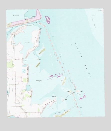 Three Islands, TX USGS Topographic Map