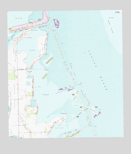 Three Islands, TX USGS Topographic Map