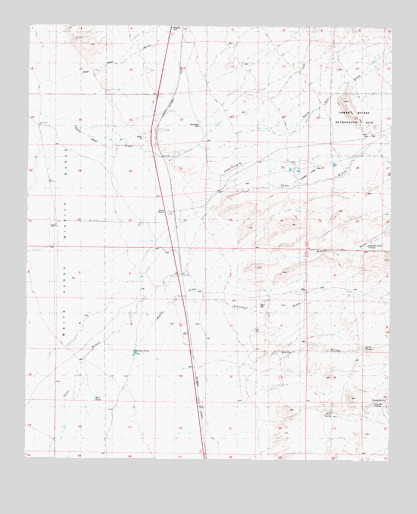 Three Rivers, NM USGS Topographic Map