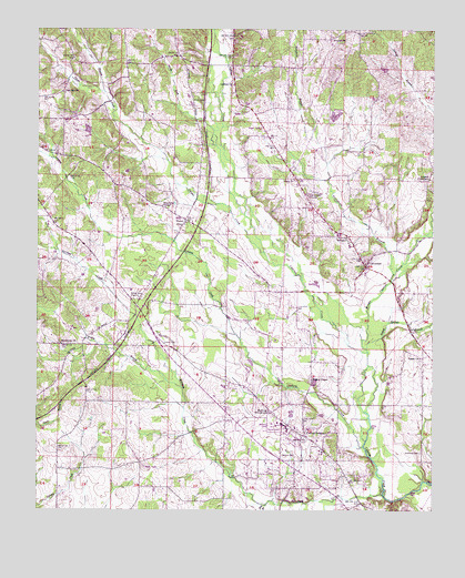 Threet, AL USGS Topographic Map