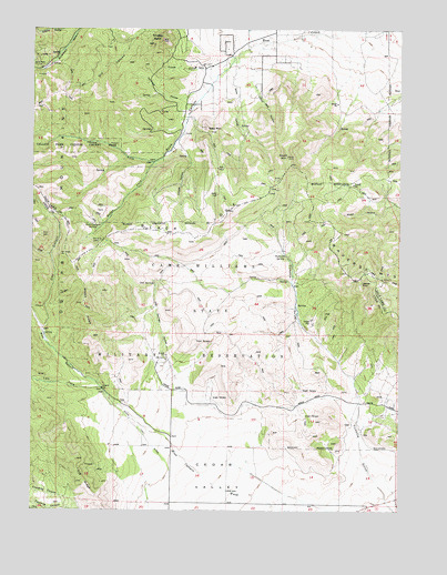 Tickville Spring, UT USGS Topographic Map