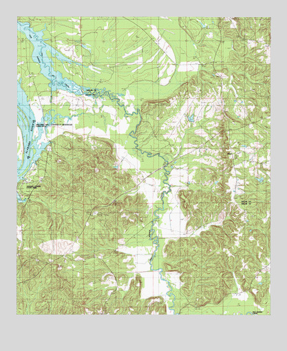 Tilden, AL USGS Topographic Map