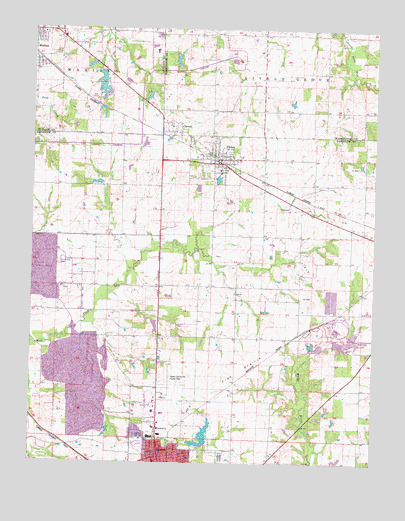 Tilden, IL USGS Topographic Map