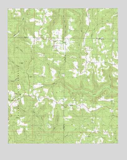 Tilly, AR USGS Topographic Map