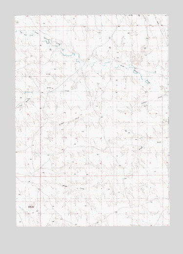Timber Creek, WY USGS Topographic Map