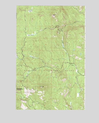 Timber Mountain, WA USGS Topographic Map