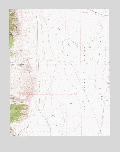 Blue Jay Spring, NV USGS Topographic Map