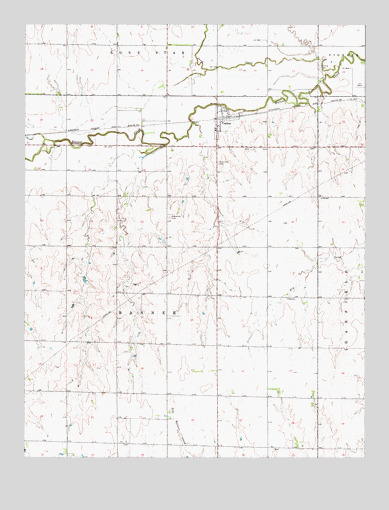 Timken, KS USGS Topographic Map