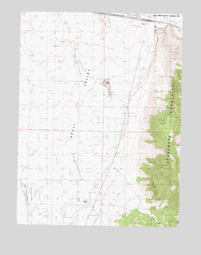 Timpie, UT USGS Topographic Map
