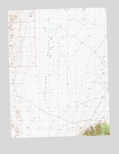 Tippett, NV USGS Topographic Map