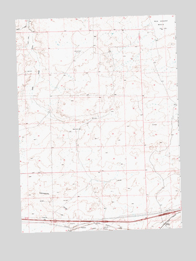 Tipton, WY USGS Topographic Map