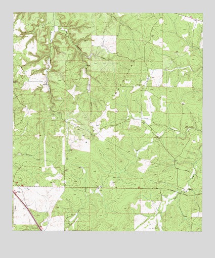 Tobe Branch, TX USGS Topographic Map