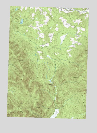Bunnell Mountain, NH USGS Topographic Map