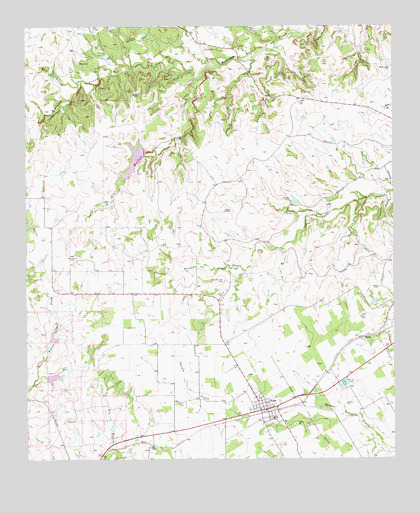 Tolar, TX USGS Topographic Map