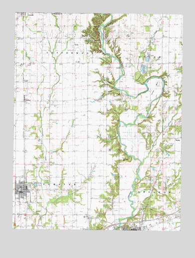 Toledo, IL USGS Topographic Map