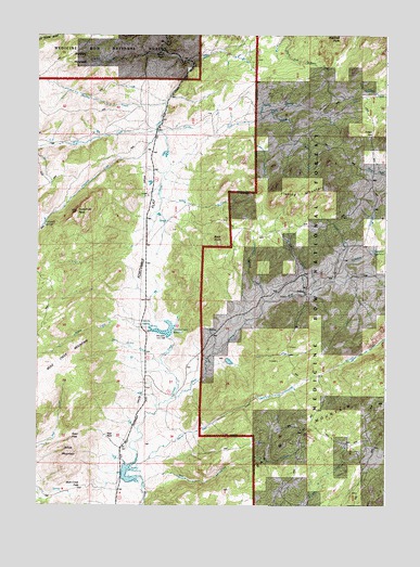 Toltec, WY USGS Topographic Map