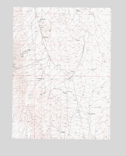 Blue Mountain Pass, OR USGS Topographic Map